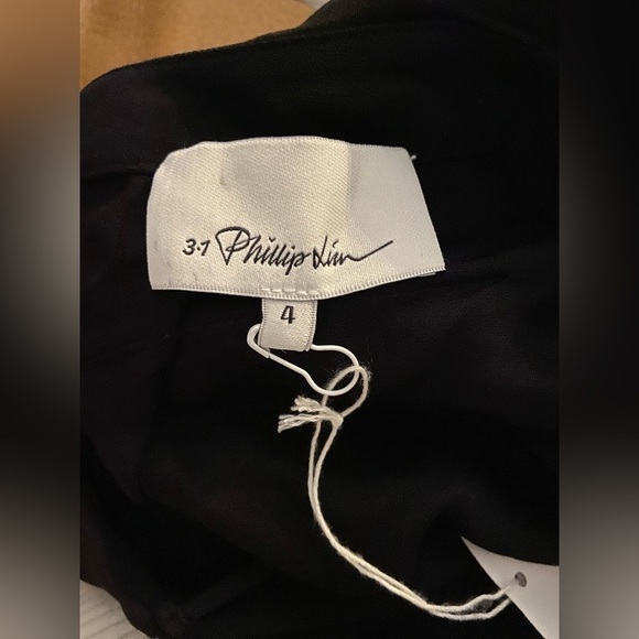 NWT  3.1 phillip lim womens drapey one shoulder blouse - Picture 4 of 11